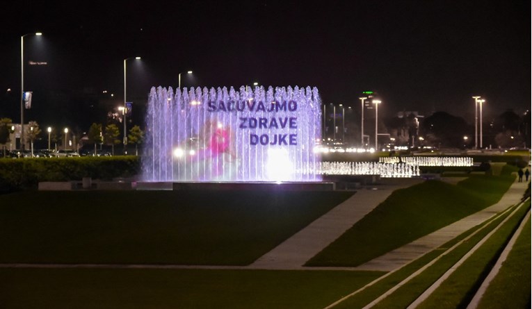 Zagrebačke fontane zasjale ružičastom bojom: "Sačuvajmo zdrave dojke"